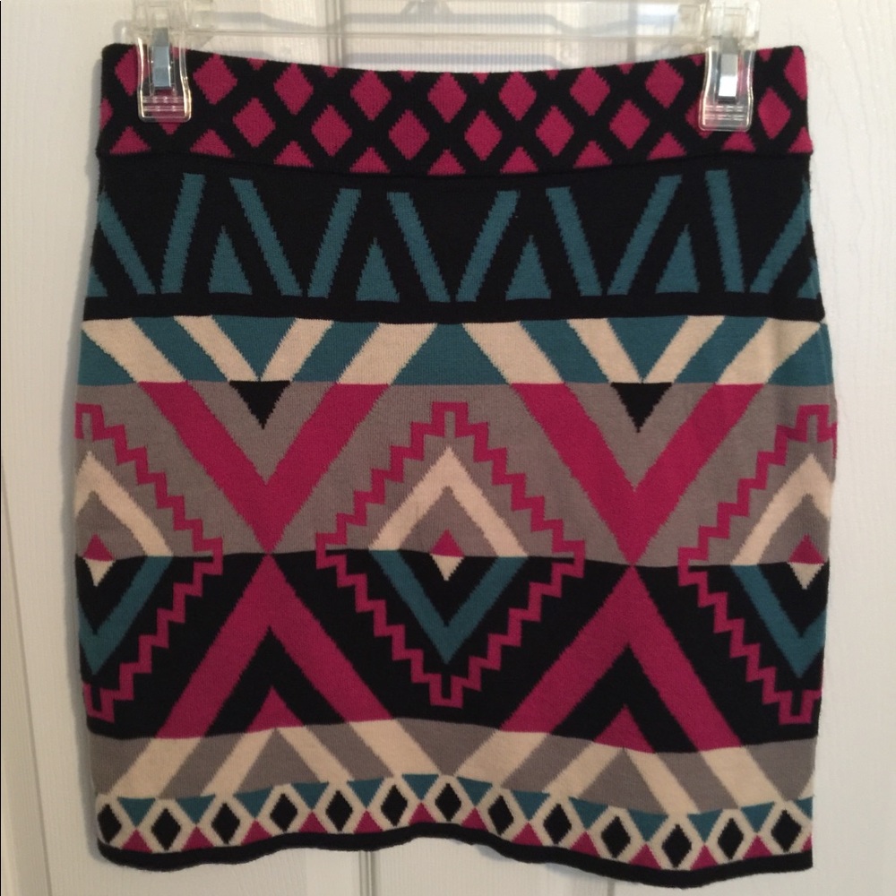 Woven Pencil Skirt